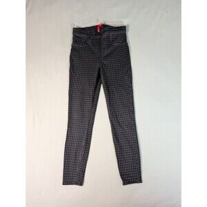 Spanx Jeans Womens Medium Gray Houndstooth Ankle Jeanish Leggings 20018R